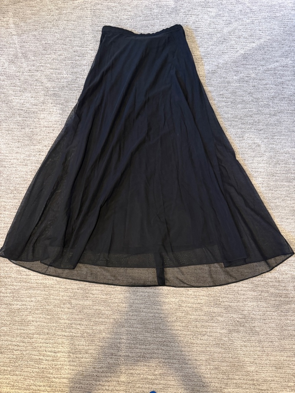Tadashi Black A-Line lined Maxi Skirt